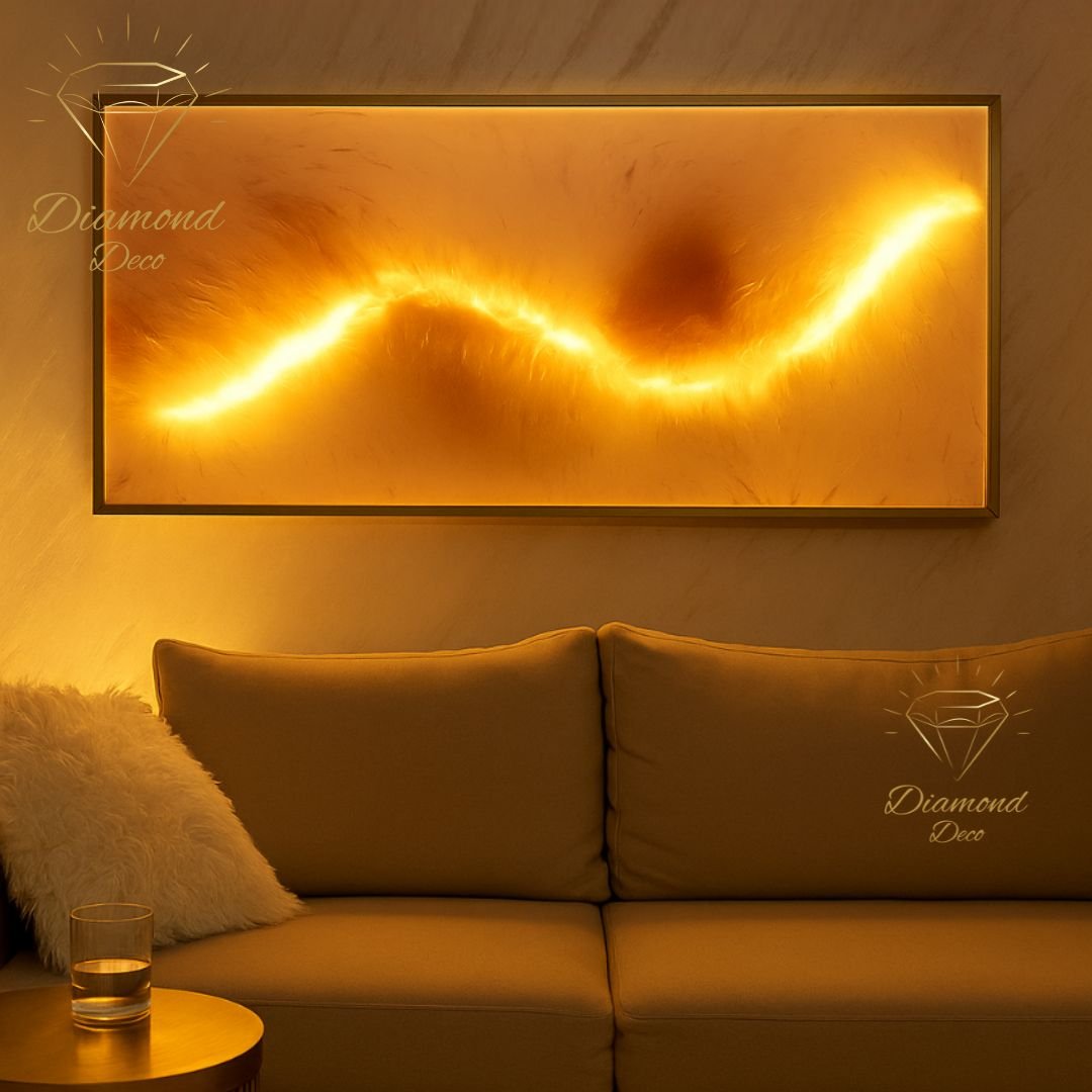 Golden Clouds With Lighting